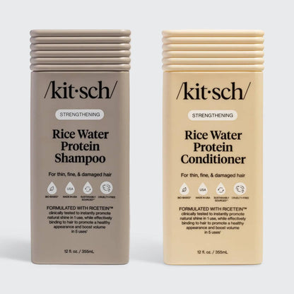 Strengthening Rice Water Shampoo & Conditioner