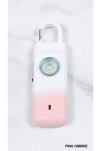 Load image into Gallery viewer, Rechargeable Personal Safety Alarm &amp; Flashlight