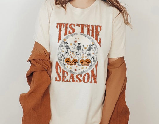 Skeleton Tis’ the Season Graphic Tee
