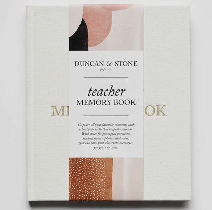 Teacher Memory Book