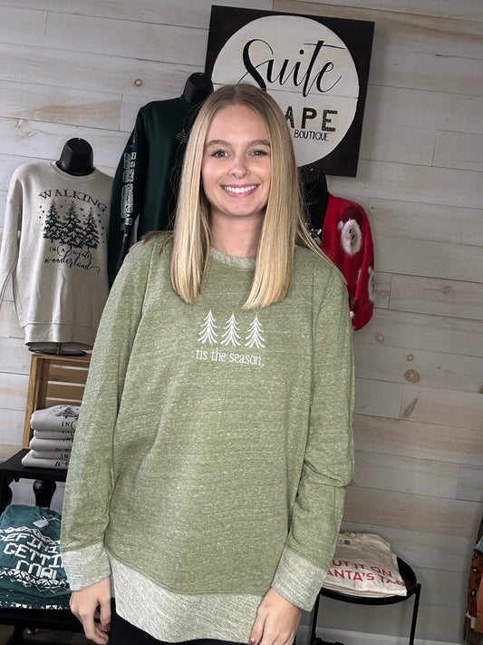 Embroidered Tis’ the Season Sweatshirt
