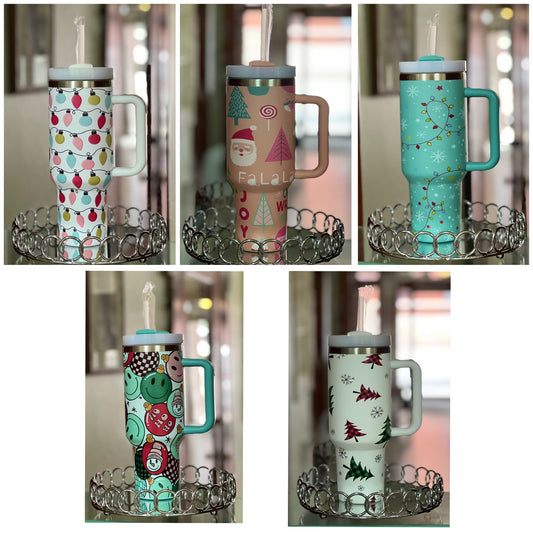 Christmas 40 oz. Tumblers