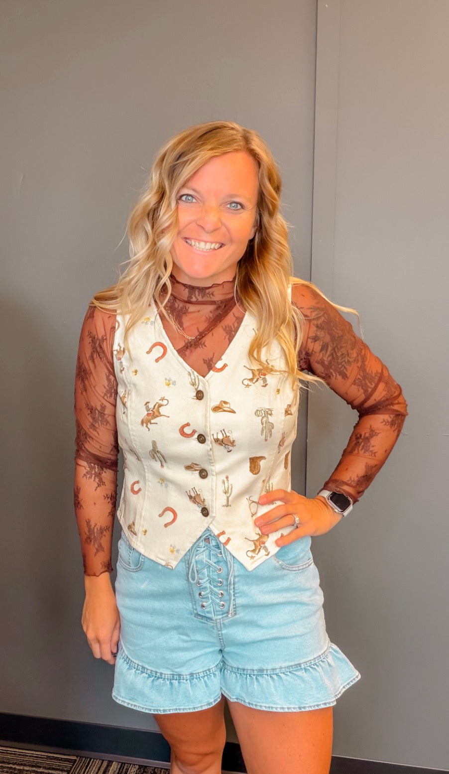 Wander West Vest Top