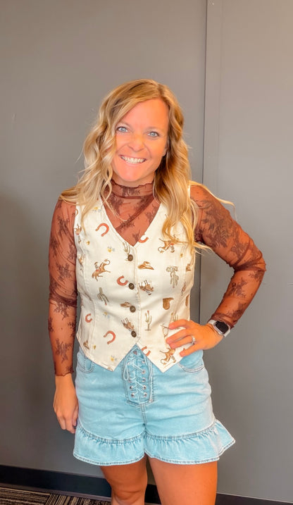Wander West Vest Top