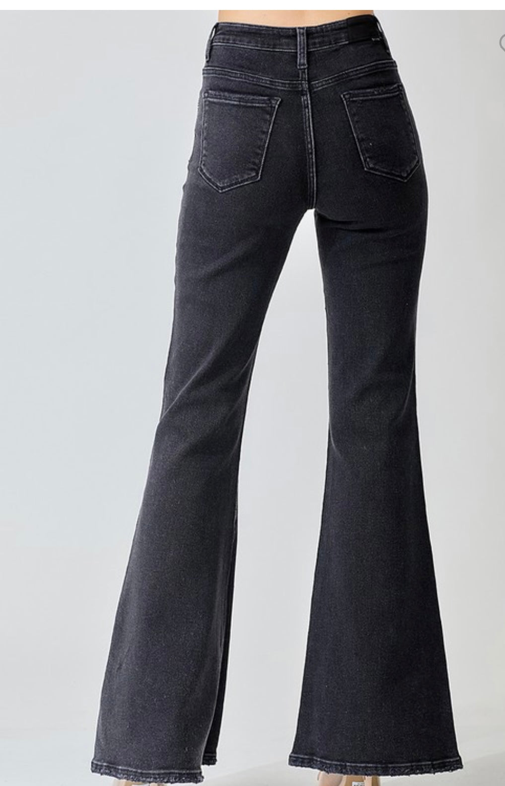 Embellished Black Flare Jeans
