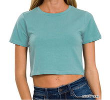 Load image into Gallery viewer, Everyday Essentials Cropped Tees