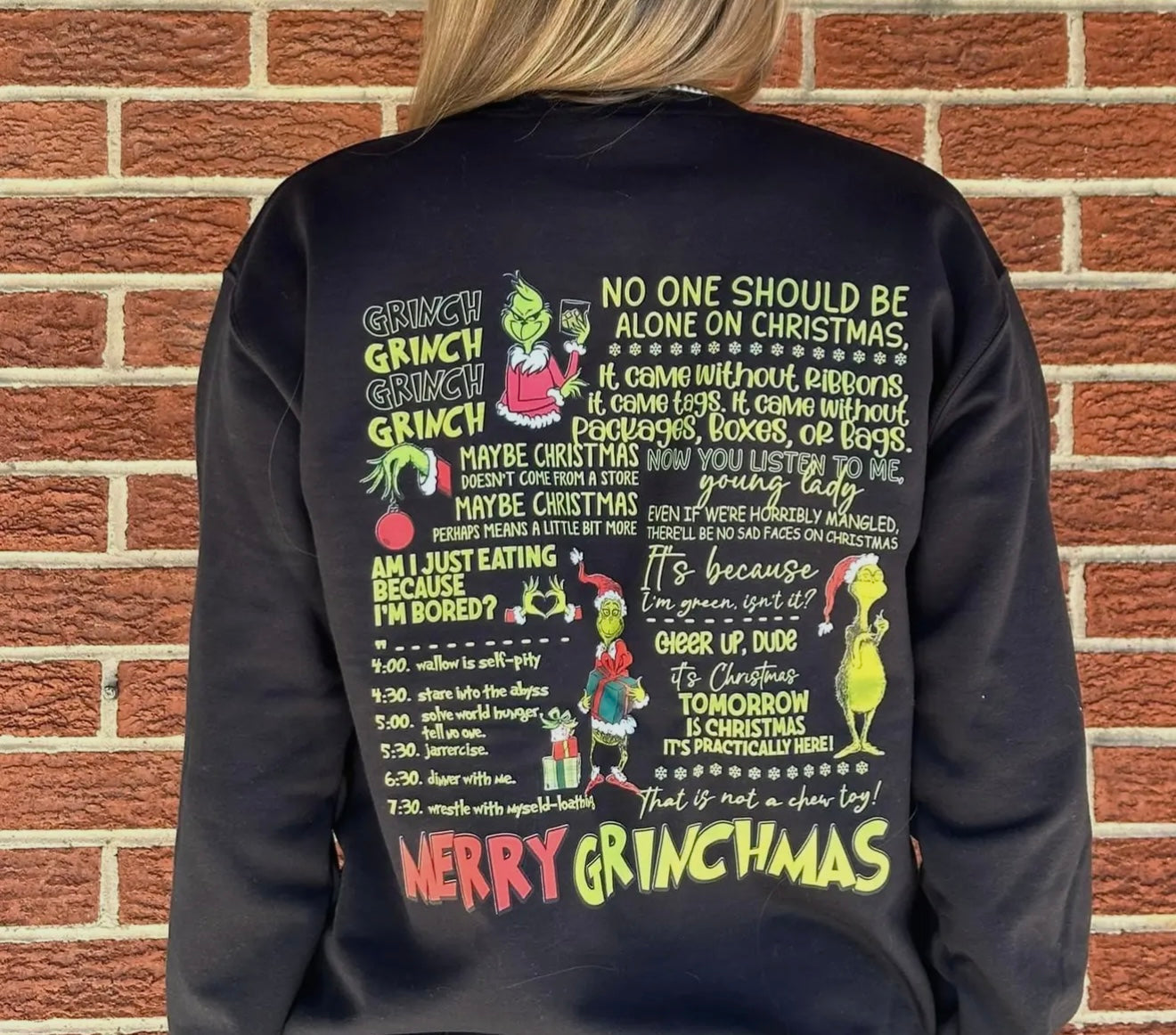 In My Grinchmas Eras Sweatshirt (Front & Back)