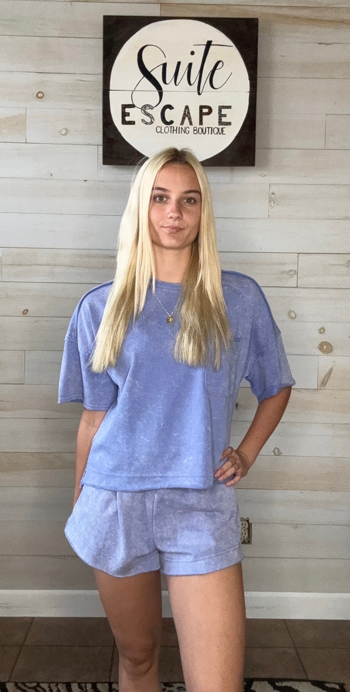 Set Them Straight Mineral Washed Comfy Set