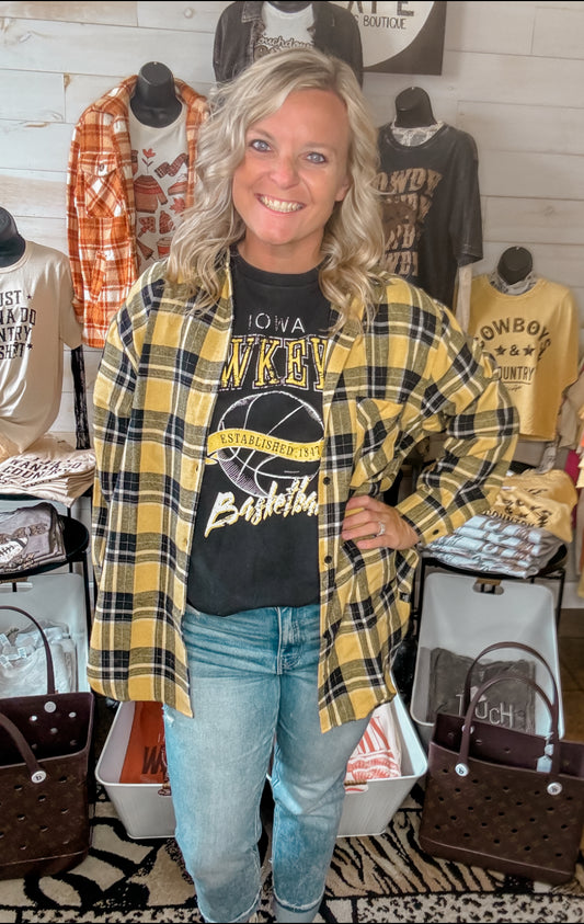 Iowa Mascot Flannel