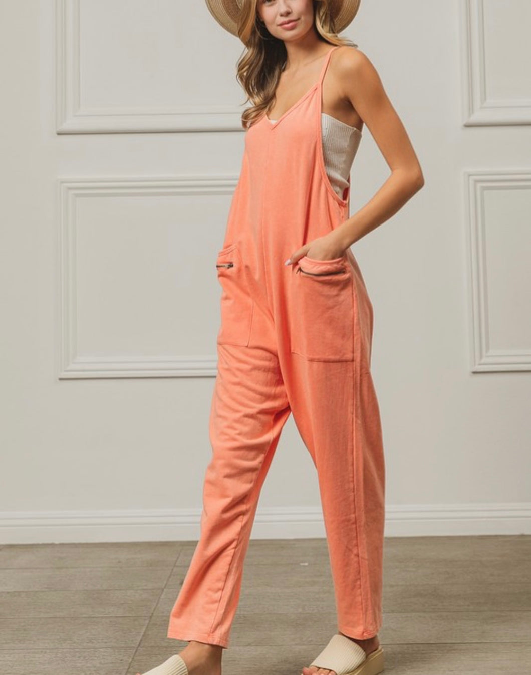 Just Peachy Vintage Overalls