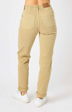 Load image into Gallery viewer, Khaki Judy Blue Cuffed Joggers