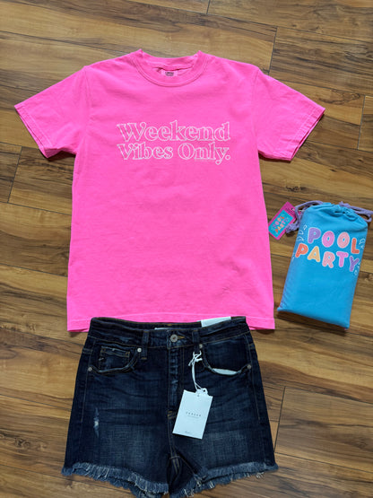 Weekend Vibes Only Comfort Colors Tee