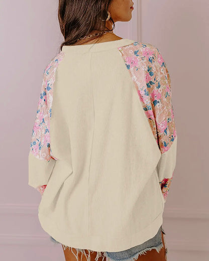 Cute as a Button Balloon Sleeve Top