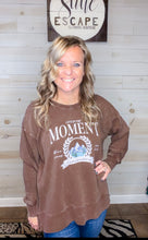 Load image into Gallery viewer, Live in the Moment Mineral Wash Pullover Sweatshirt