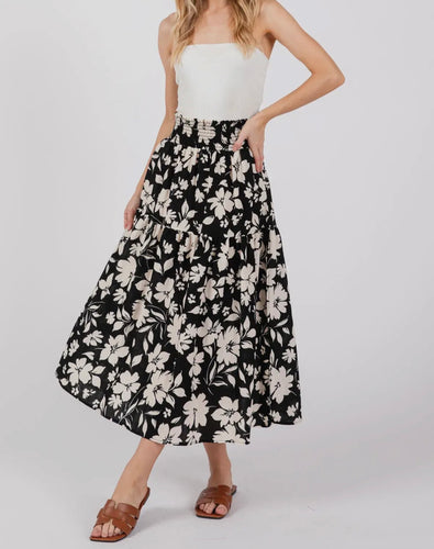 Feel the Breeze Floral Printed Skirt