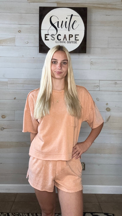 Set Them Straight Mineral Washed Comfy Set