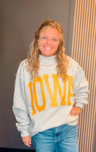 Load image into Gallery viewer, IOWA Reversible Mock Neck Sweatshirt