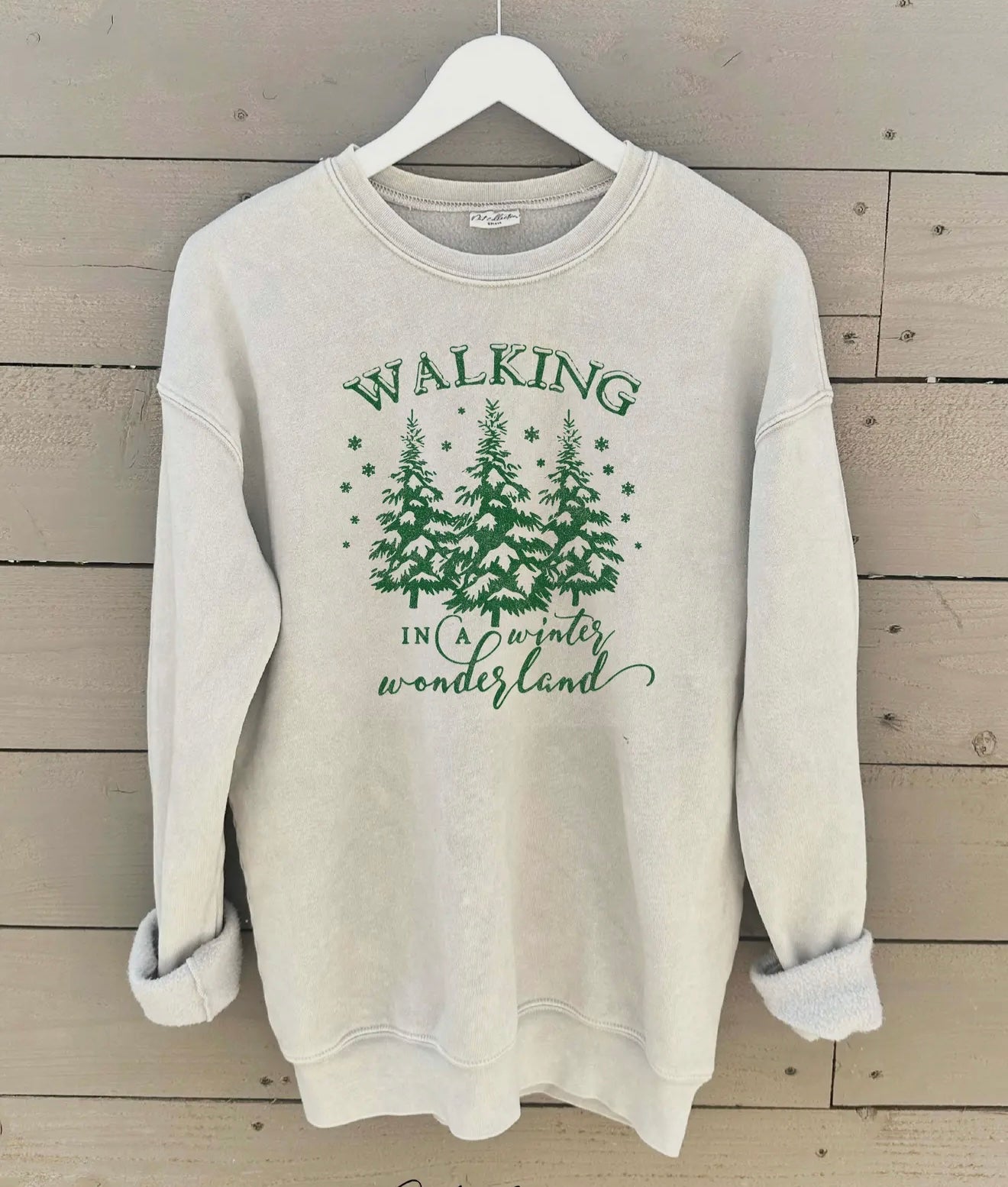 Walking in a Winter Wonderland Mineral Sweatshirt