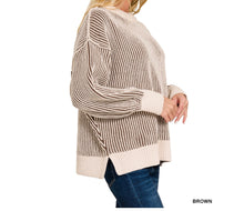 Load image into Gallery viewer, Embrace the Season Two Tone Sweater