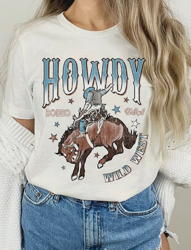 Howdy Cowboy Graphic Tee