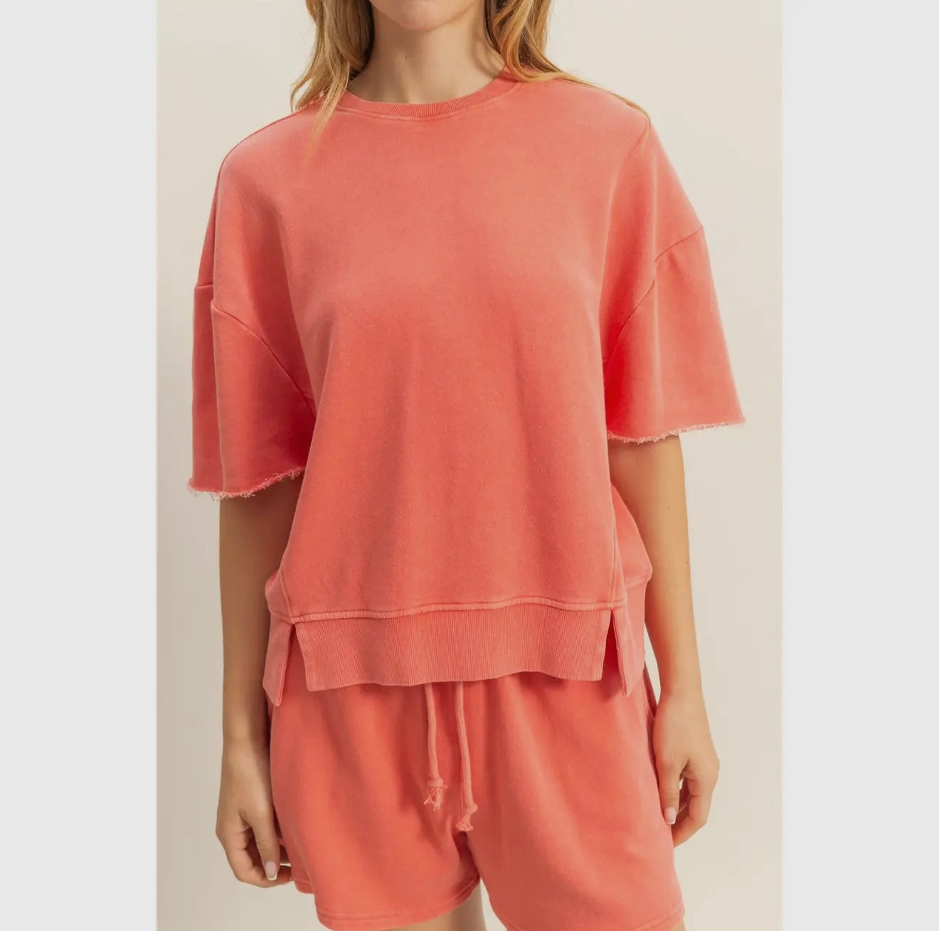 Keep it Comfy Short Sleeve Tee & Flowy Shorts Set
