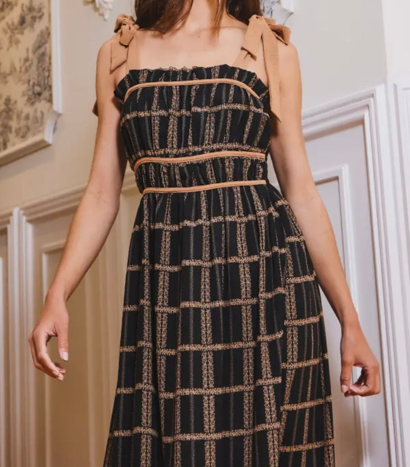 Mad About Plaid Midi Dress
