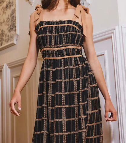 Mad About Plaid Midi Dress