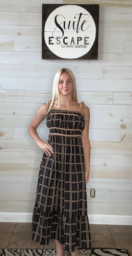Mad About Plaid Midi Dress