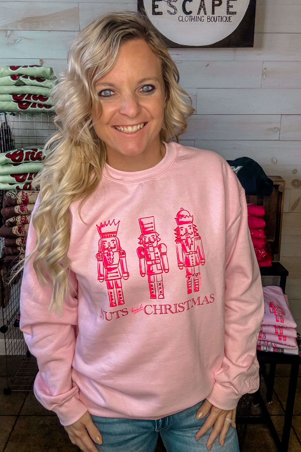 Nuts About Christmas Crewneck Sweatshirt