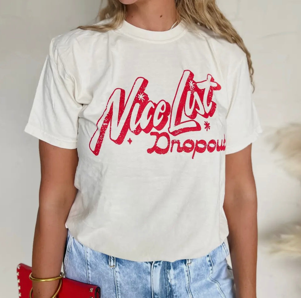 Nice List Dropout Comfort Colors Tee