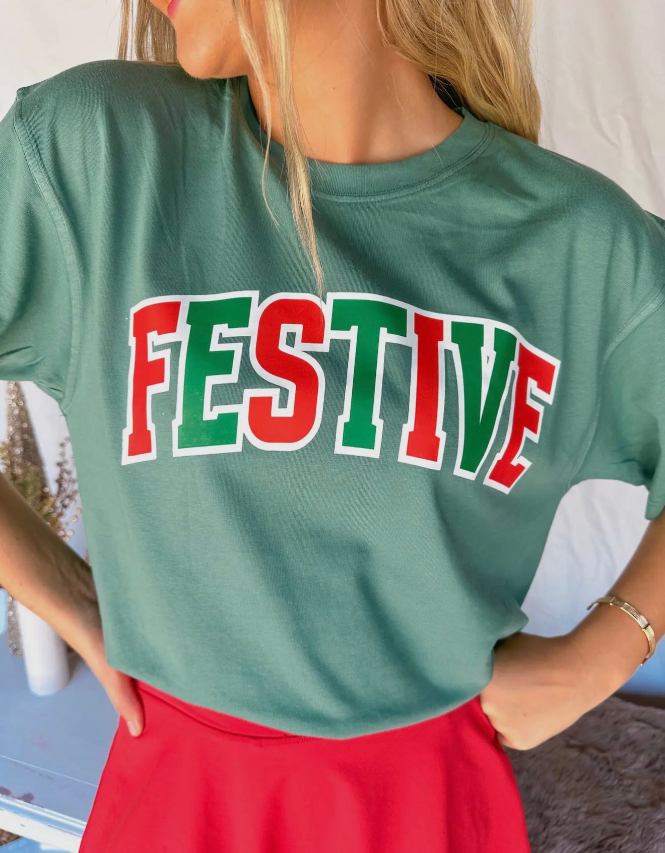 Festive Comfort Colors Tee