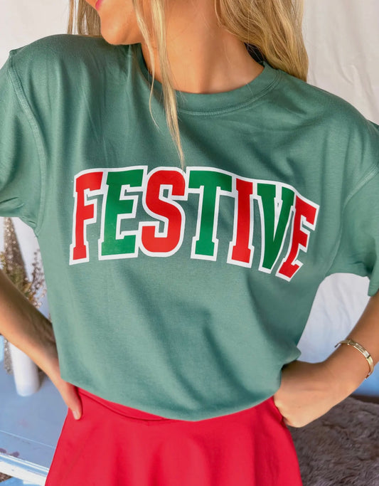 Festive Comfort Colors Tee