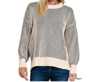 Embrace the Season Two Tone Sweater