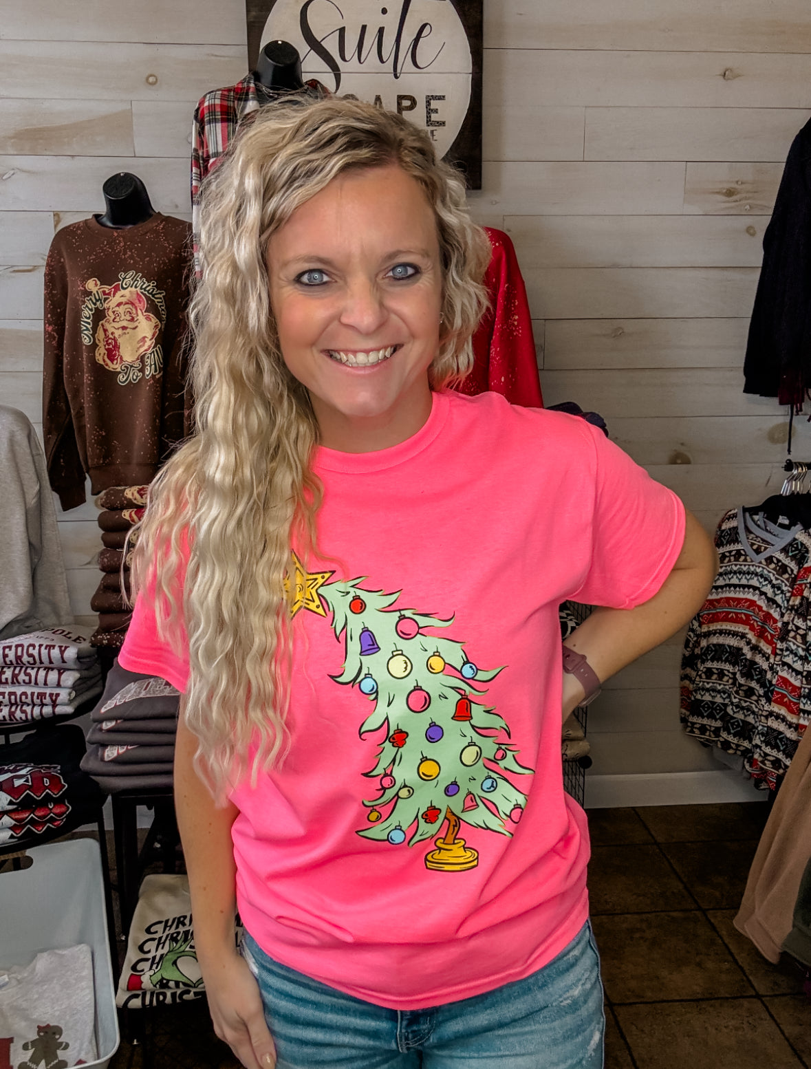 Who Christmas Tree Graphic Tee