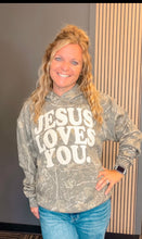 Load image into Gallery viewer, Jesus Loves You Camo Hoodie