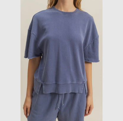 Keep it Comfy Short Sleeve Tee & Flowy Shorts Set