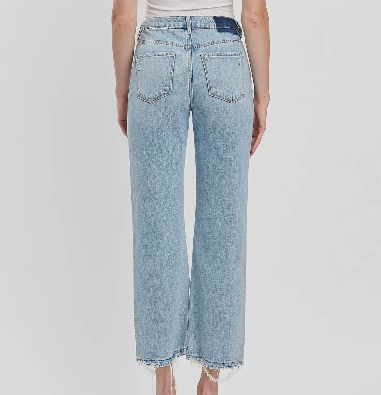 Back in Style Ankle Slim Wide Jeans