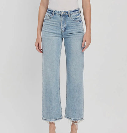 Back in Style Ankle Slim Wide Jeans