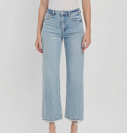 Back in Style Ankle Slim Wide Jeans