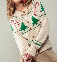 Load image into Gallery viewer, Spreading Holiday Cheer Cardigan