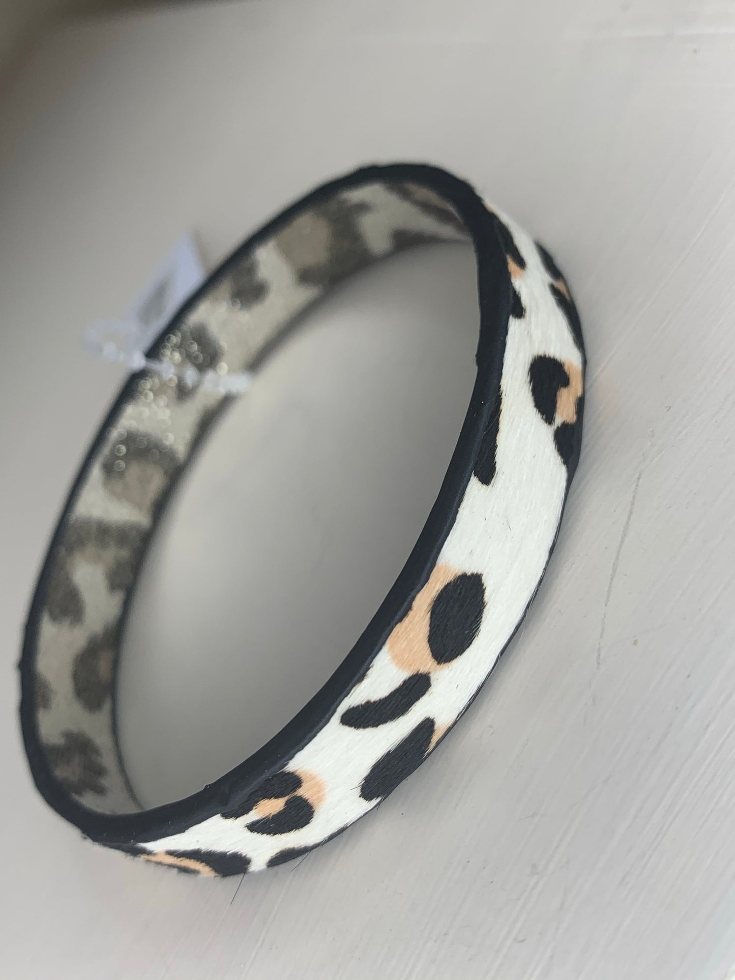 Leopard Print Bangle Bracelets