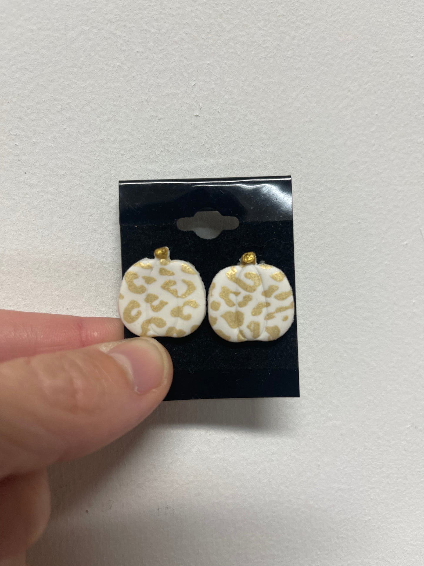 Pumpkin Stud Earrings