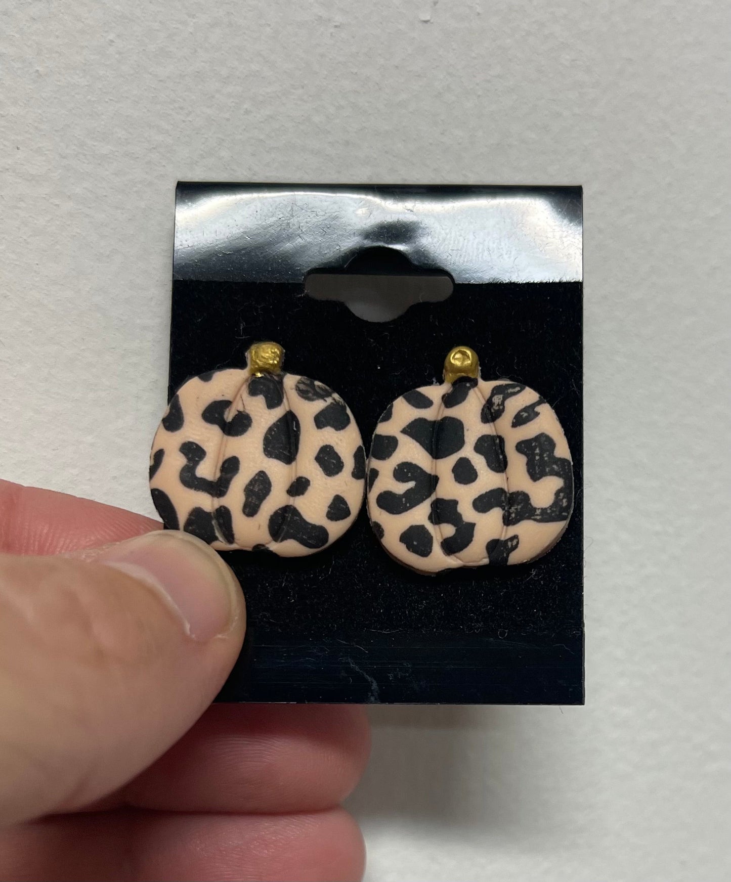 Pumpkin Stud Earrings