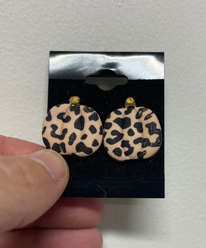 Pumpkin Stud Earrings