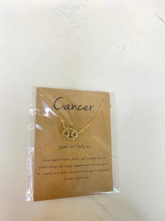 Gold Star Sign Necklace