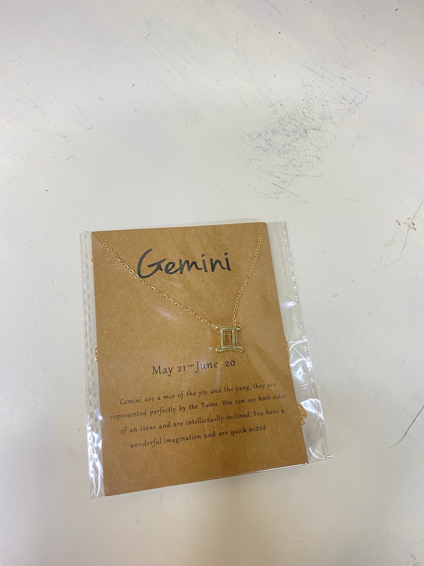 Gold Star Sign Necklace