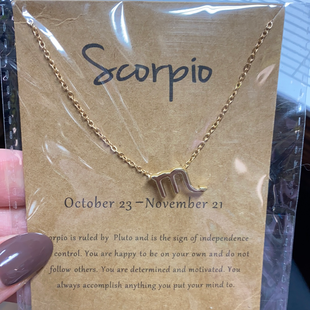 Gold Star Sign Necklace