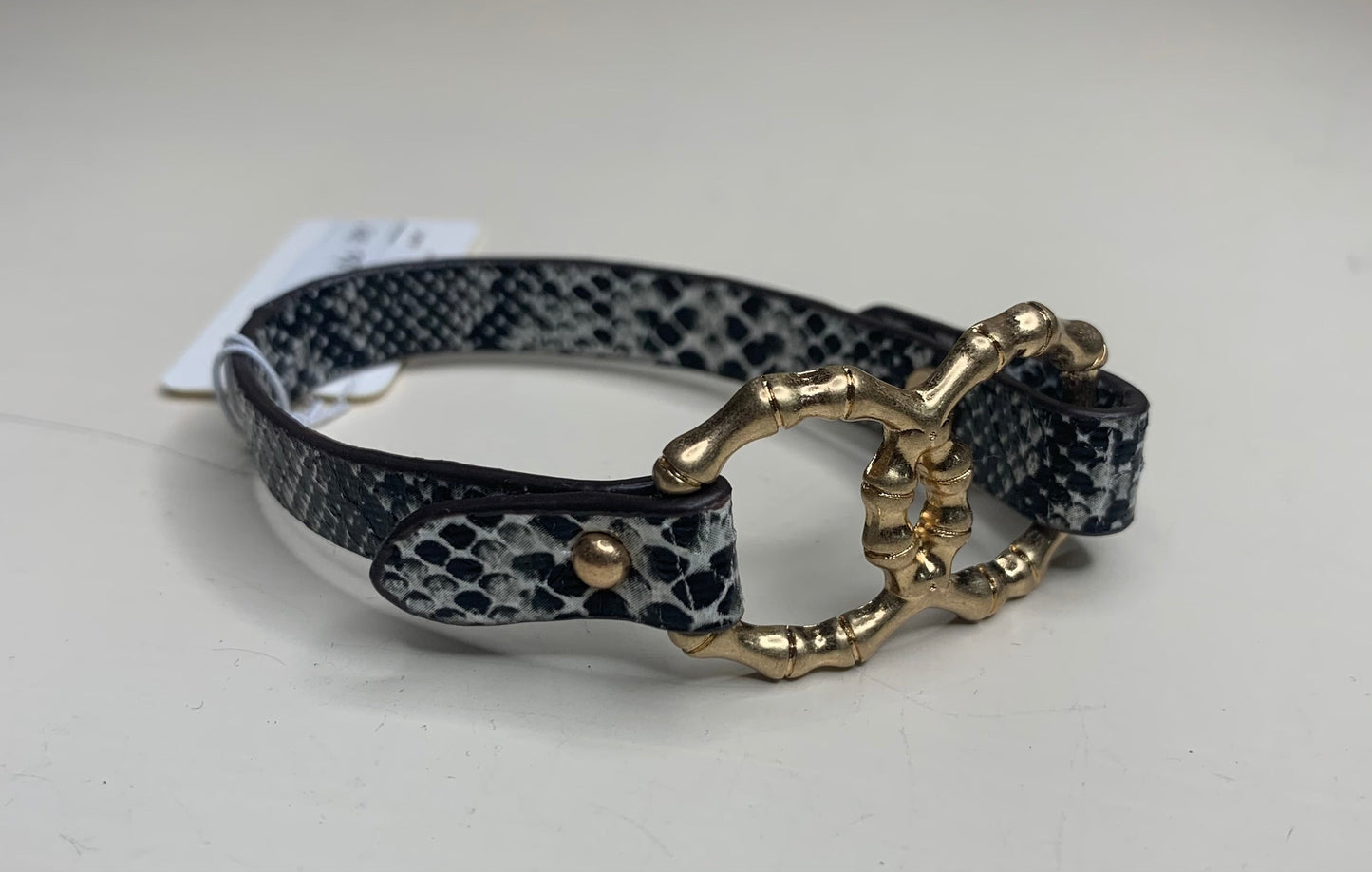Snakeskin Leather Bracelet