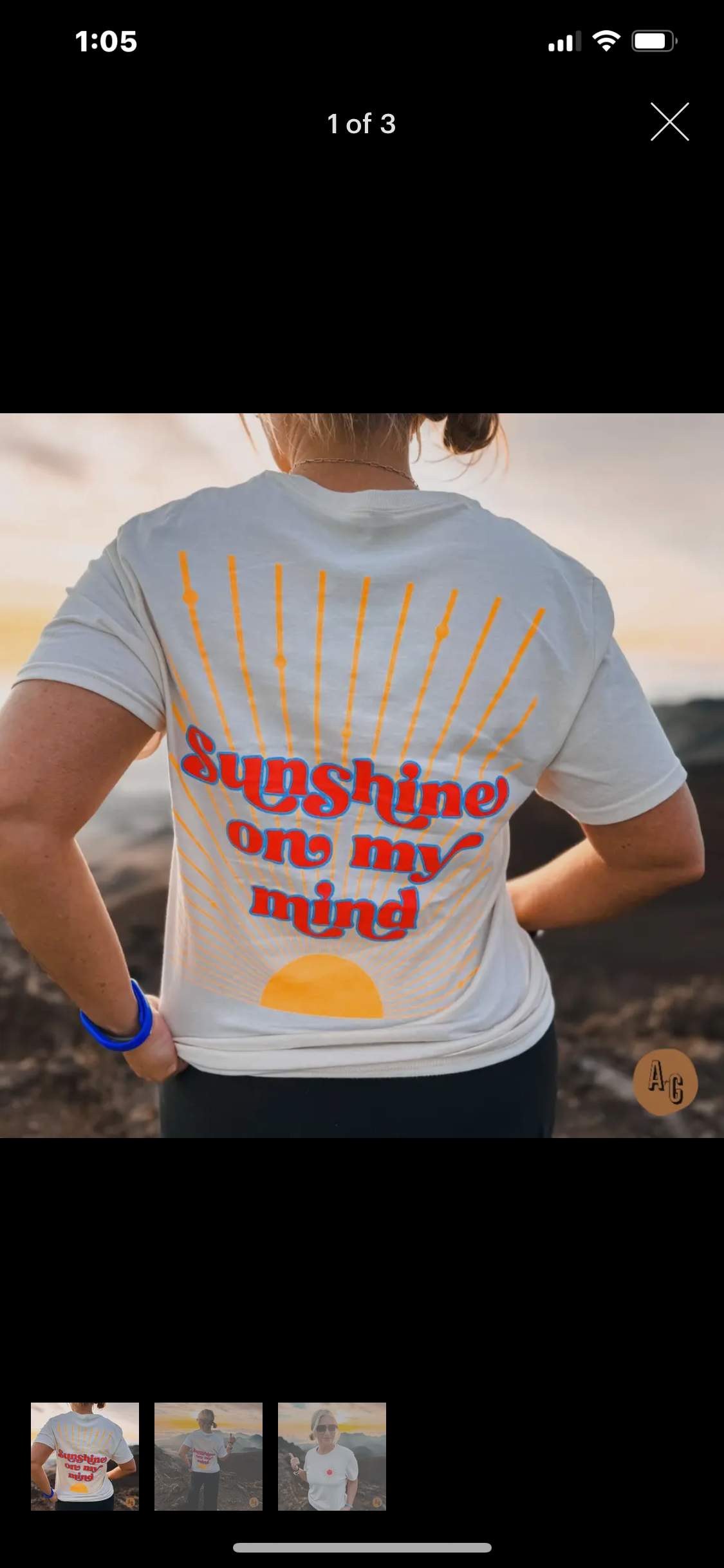 Sunshine On My Mind Tee