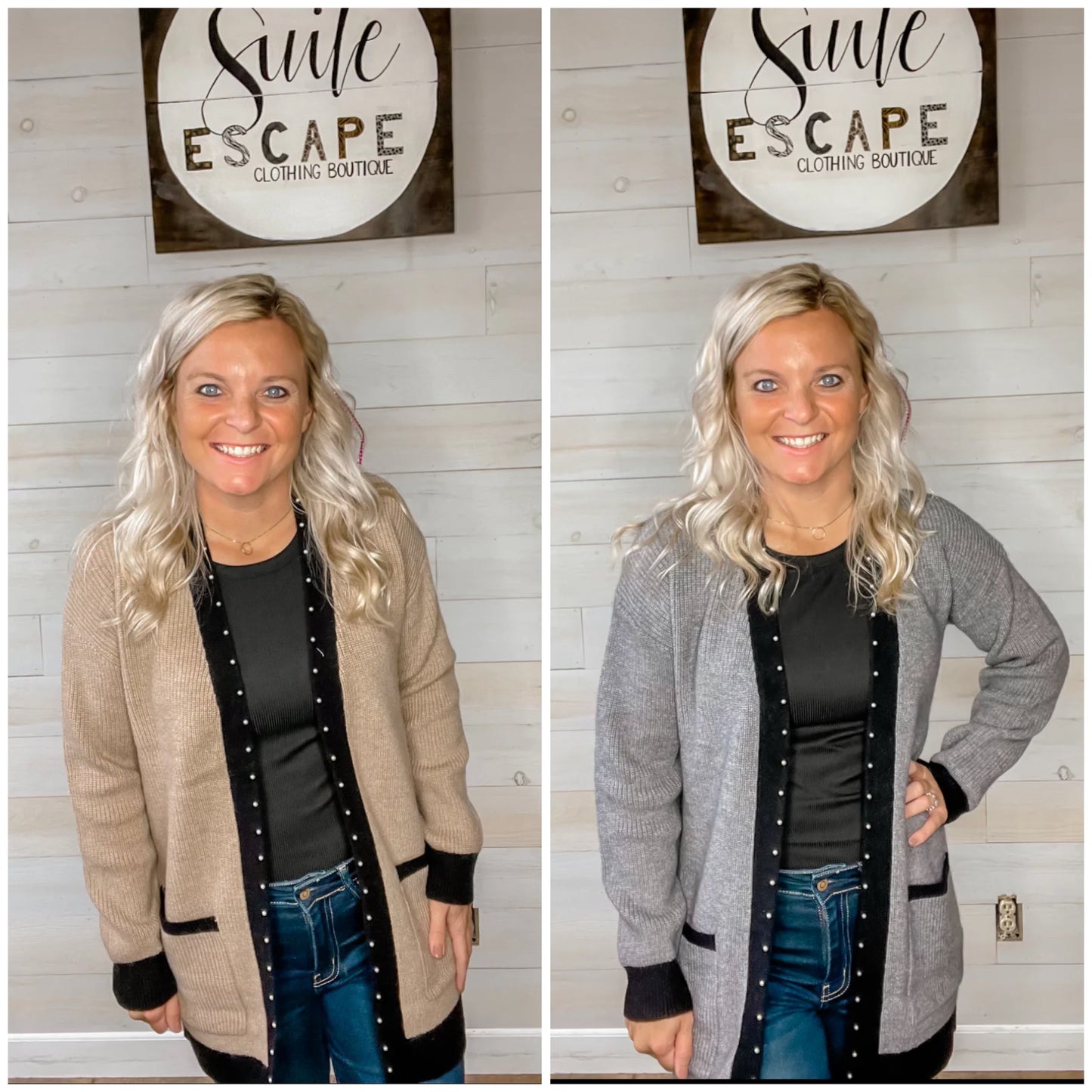Pearl Accent Cardigan